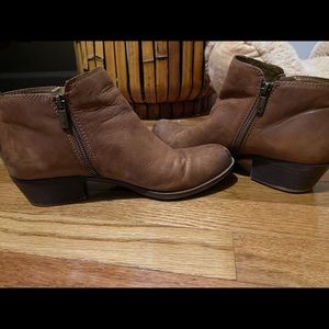 Lucky brand leather booties